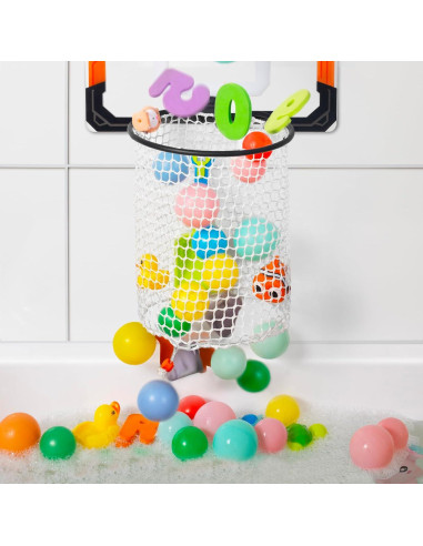 Organizador de Juguetes de Baño QPJ con Drenaje Rápido 40x24x56cm