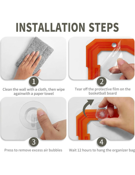 Organizador de Juguetes de Baño QPJ con Drenaje Rápido 40x24x56cm