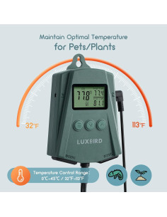 Controlador de Termostato Digital LUXBIRD LB-2SC 250W 2
