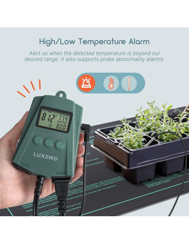 Controlador de Termostato Digital LUXBIRD LB-2SC 250W