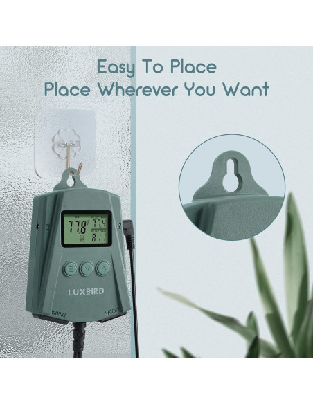Controlador de Termostato Digital LUXBIRD LB-2SC 250W