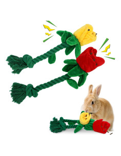 Juguetes de Forrajeo para Conejos Jevnd 2 Pcs Interactivos