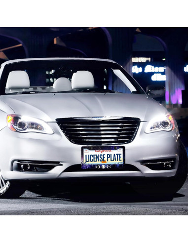 Marcos de Placas de Licencia HCSS 2 Piezas Acero Inoxidable