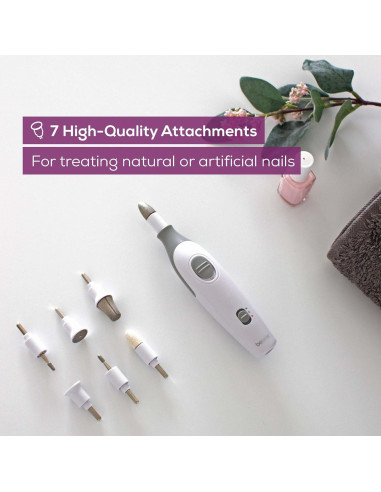 Beurer MP32 Taladro Eléctrico para Uñas - Set 7 Accesorios