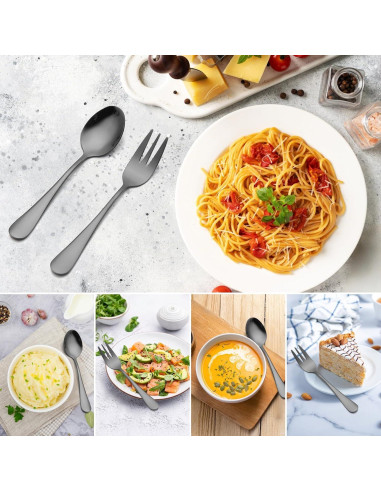 Juego de Cubiertos de Acero Inoxidable 12 Piezas Kitware