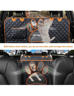 Funda de Asiento Trasero para Perros GENÉRICO 100% Impermeable 2
