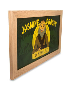 Cartel Colgante Casa de Té Jasmine Tío Iroh Avatar 25.4x45.7cm 2