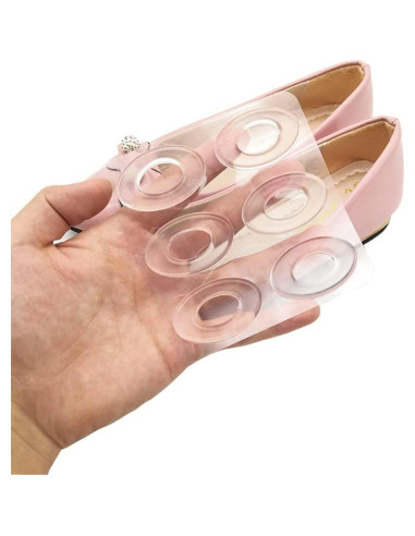 Anillos de Gel Ovalados Transparentes SYBL - 36 Pcs para Callos