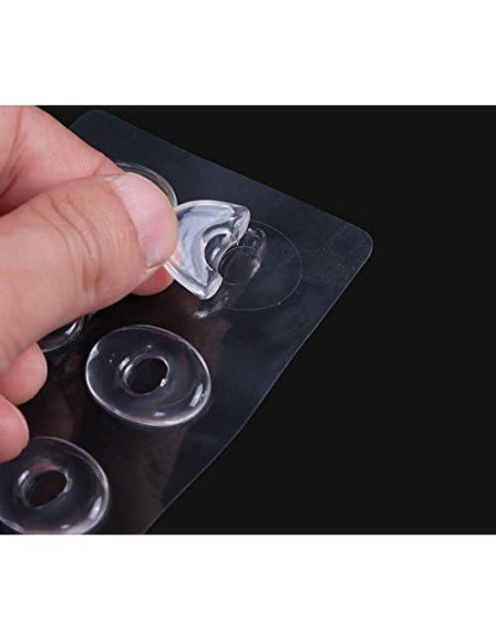 Anillos de Gel Ovalados Transparentes SYBL - 36 Pcs para Callos