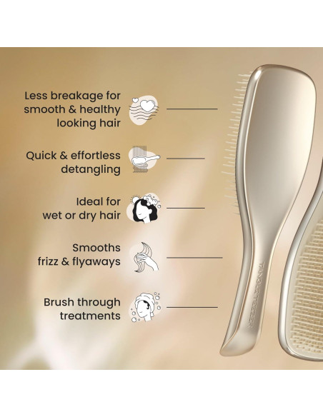 Cepillo Desenredante Tangle Teezer Ultimate Chrome Oro Champán