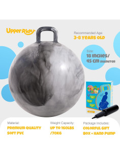 Bola Saltarina Upper Rider Clouds 45 cm para Niños 3-8 Años 2