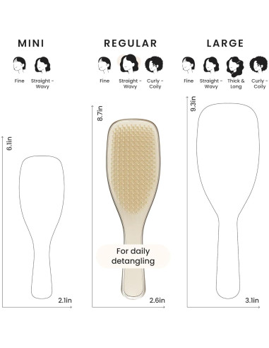 Cepillo Desenredante Tangle Teezer Ultimate Chrome Oro Champán