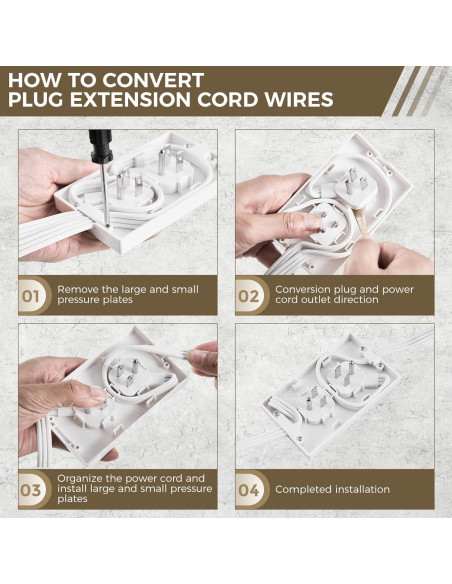 Extensor de Enchufe SakerPlus Doble 5 pies 3 Salidas CA