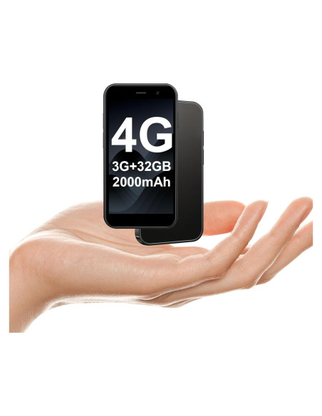 Mini Teléfono 4G Soyes 3" Doble SIM 32GB Negro Batería 2000mAh