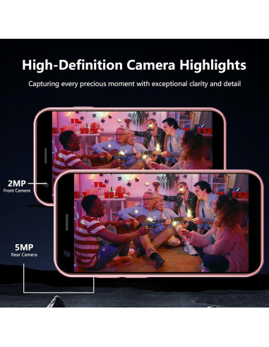 Mini Teléfono 4G Soyes 3" Doble SIM 32GB Negro Batería 2000mAh