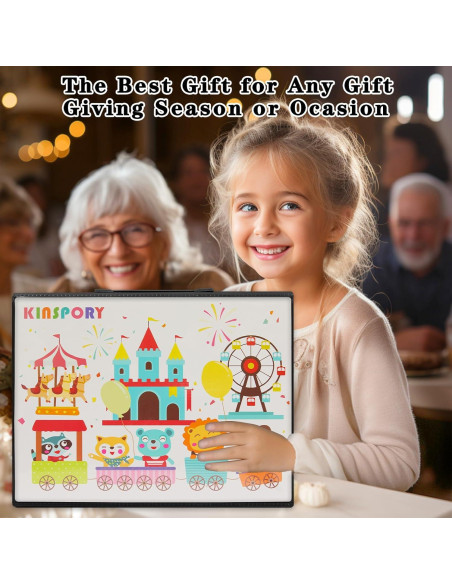 Kit de Arte KINSPORY 290 Piezas para Niños 4+ con Caballete Kit de Arte KINSPORY 290 Piezas para Niños 4+ con Caballete