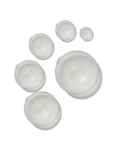 Tapas Reutilizables Estirables GIR 6 Piezas Redondas Escarcha