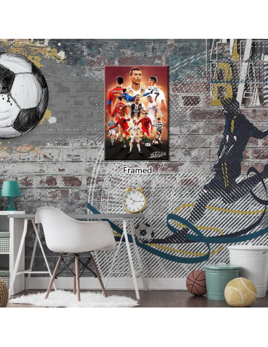 Póster Enmarcado Cristiano Ronaldo 20x30 cm Decoración Infantil