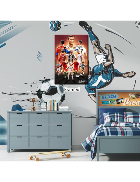 Póster Enmarcado Cristiano Ronaldo 20x30 cm Decoración Infantil