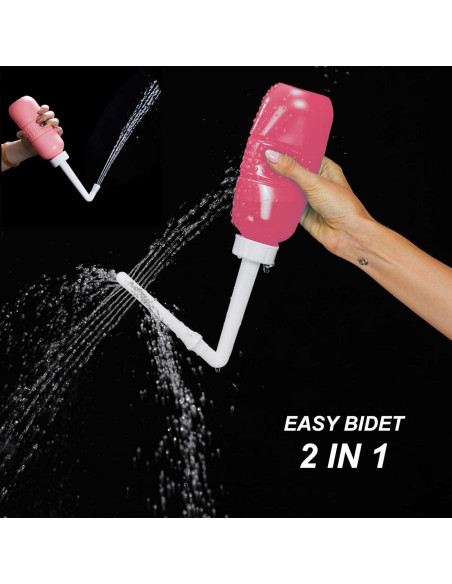 Paquete de 2 Botellas Peri 300ml Ducha Vaginal Azul/Rosa