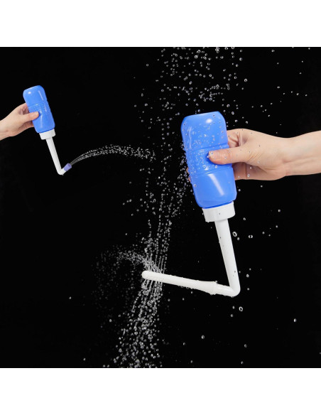 Paquete de 2 Botellas Peri 300ml Ducha Vaginal Azul/Rosa