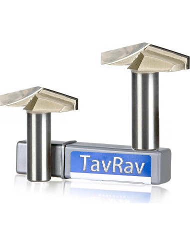 Broca en V 50mm TavRav con punta de carburo para madera
