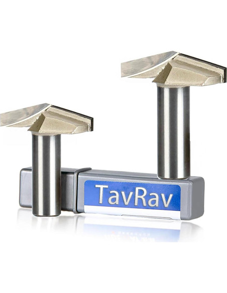 Broca en V 50mm TavRav con punta de carburo para madera