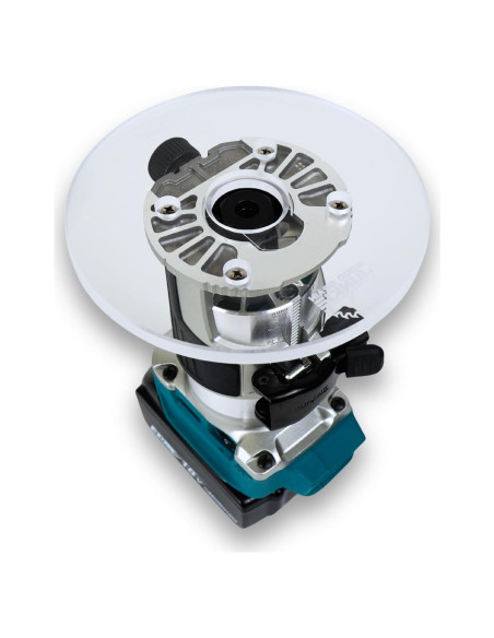 Placa Base Redonda 15.24 cm Acrílico para Router Makita