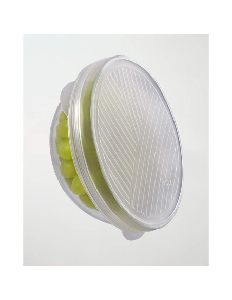 Tapas Reutilizables Estirables GIR 6 Piezas Redondas Escarcha