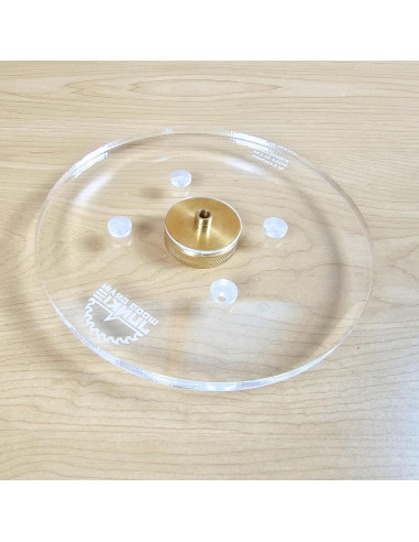 Placa Base Redonda 15.24 cm Acrílico para Router Makita