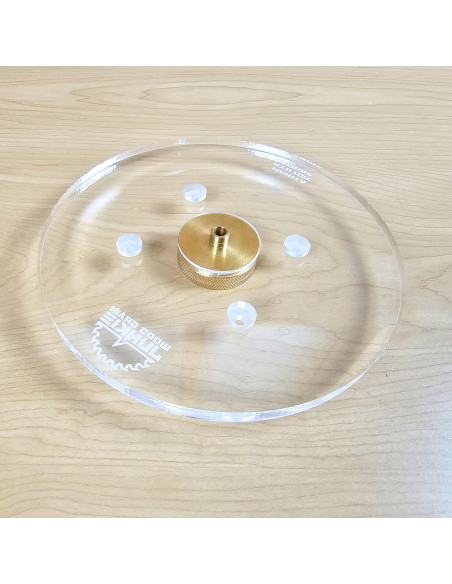 Placa Base Redonda 15.24 cm Acrílico para Router Makita