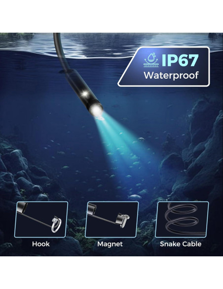 Cámara Endoscópica Doble Lente Trizotek 1920HD IP67