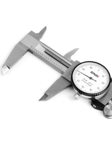 Calibrador de Dial Acero Inoxidable DNA Motoring 15.24 cm