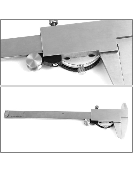 Calibrador de Dial Acero Inoxidable DNA Motoring 15.24 cm