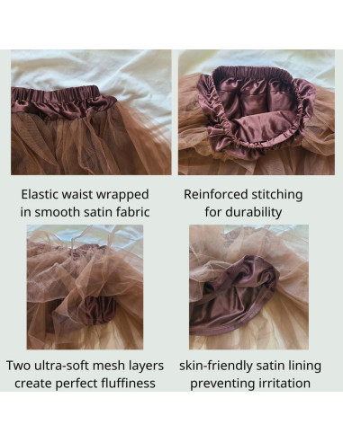 Disfraz Infantil Perro Salchicha Kirei Sui Tutu Diadema 3-8 Años