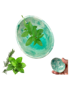 Tazón de Cerámica KEPNIONVER para Deshojar Hierbas - Hecho a Mano