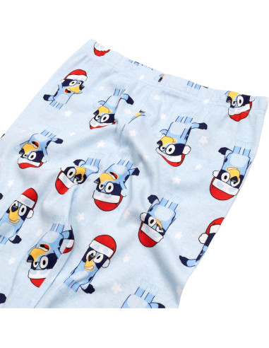 Pijama de Algodón Unisex Bluey 2 Piezas para Niños 3T