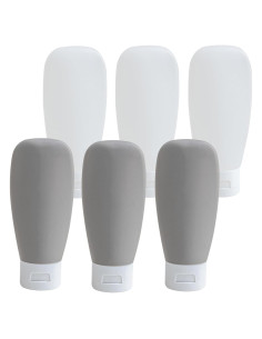 Botellas de Viaje DEWSENSI 6 Pack 2 oz Aprobadas por TSA