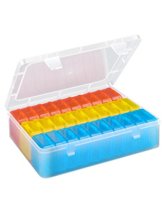 Caja Organizadora de Perlas Mathtoxyz 31 Piezas Transparente