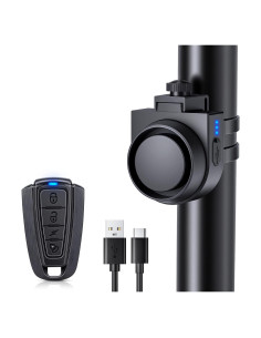 Alarma Inalámbrica Antirrobo Onvian A2 115dB para Bicicleta