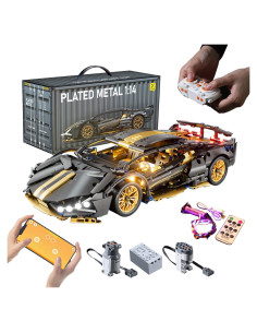 Coche Deportivo RC Chodia 1:14 con Luces LED y Control APP