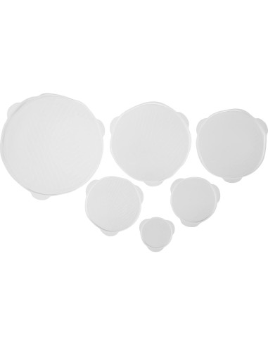 Tapas Reutilizables Estirables GIR 6 Piezas Redondas Escarcha