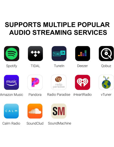 Altavoces activos Edifier R1280T con WiiM Mini Wi-Fi 2.0