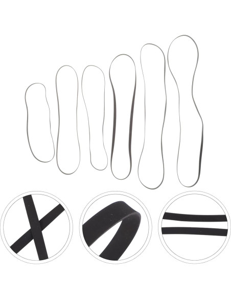 Correa de Plato Giratorio Tofficu 6 Pcs Alta Resistencia