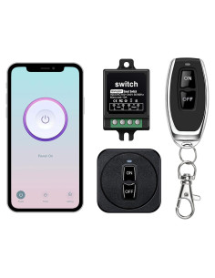 Mini Interruptor Inteligente WiFi RF 433MHz Shuoerda 10A