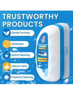 Kit de Limpieza de Zapatillas 100ml - Limpiador sin Agua 2