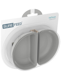 Tazones Mitad SureFeed Gris para Alimentador de Mascotas 2