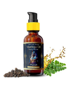 Aceite de Moringa 100% Puro Pharoah 30ml con Oro Ormus