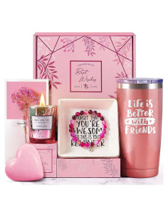 Set de Regalo para Mujeres CITTA - Vaso Térmico 20oz, Pulsera y Plato