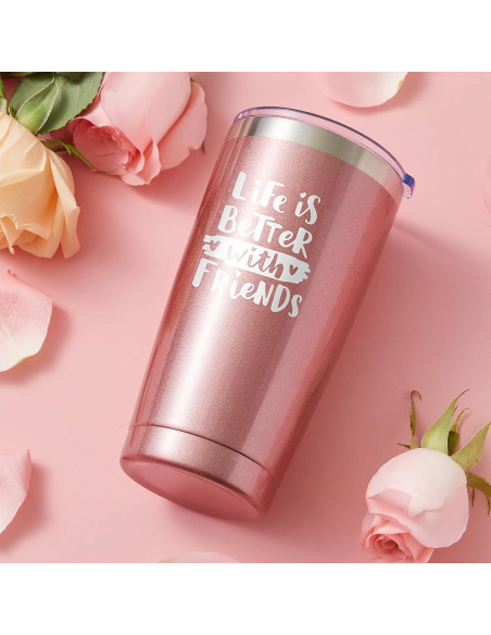 Set de Regalo para Mujeres CITTA - Vaso Térmico 20oz, Pulsera y Plato